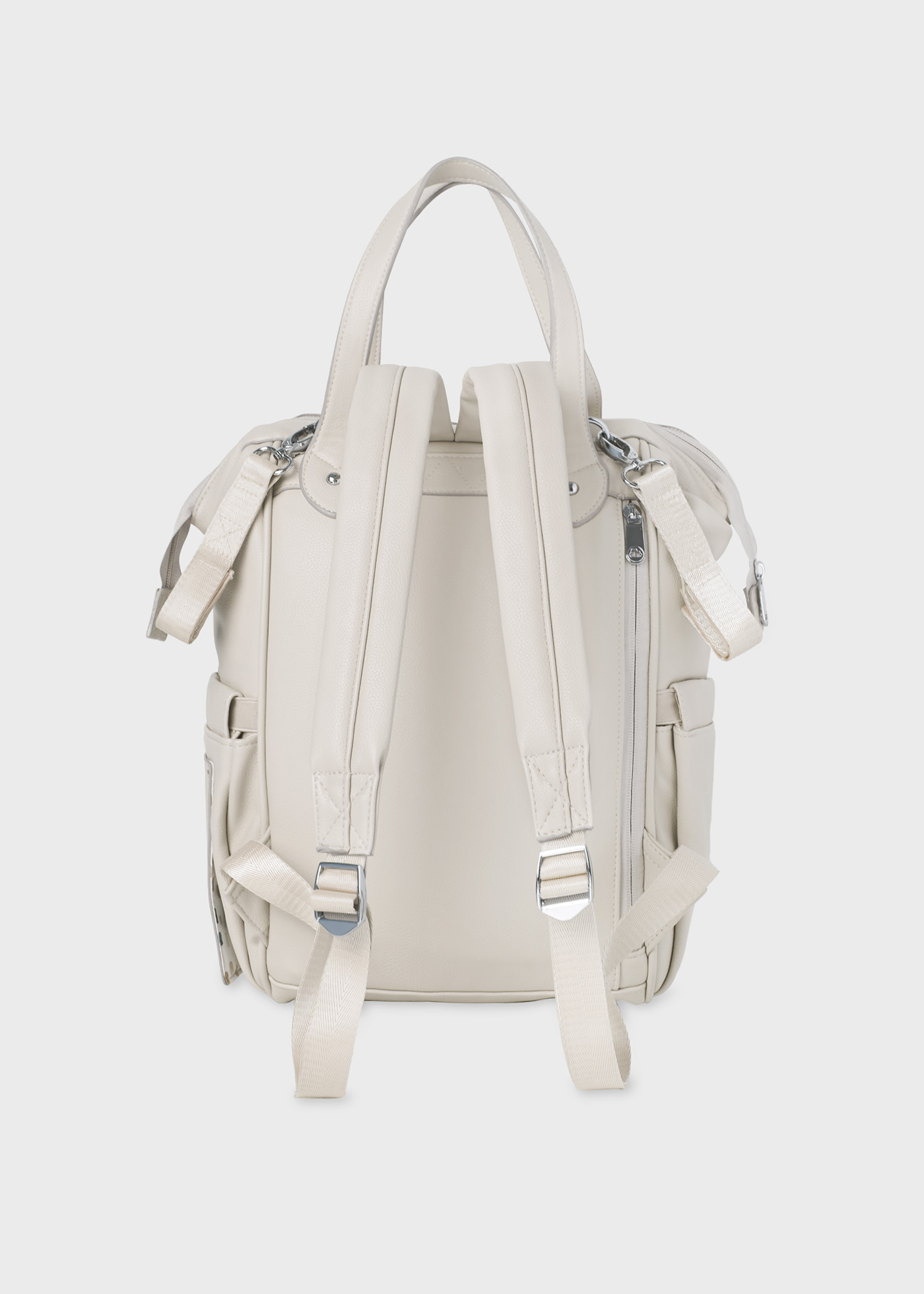 Mochila de couro sintético para bebê
