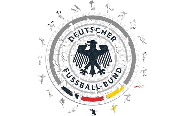Puzzle »Iconic Deutscher Fussball-Bund (DFB) - Logo« Holzart: Birke (Herkunftsland: China)