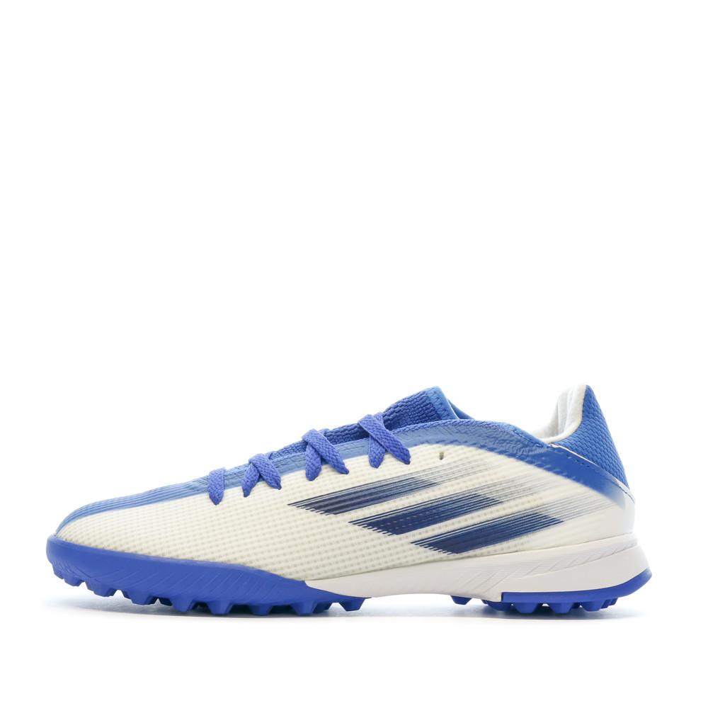 Adidas Chaussures de Futsal Bleu/Blanc Garçon Adidas X Speedflow.3 Tf J
