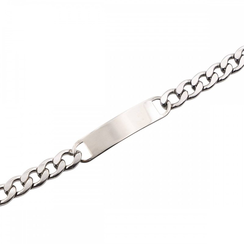 Gourmette Bracelet Acier Femme