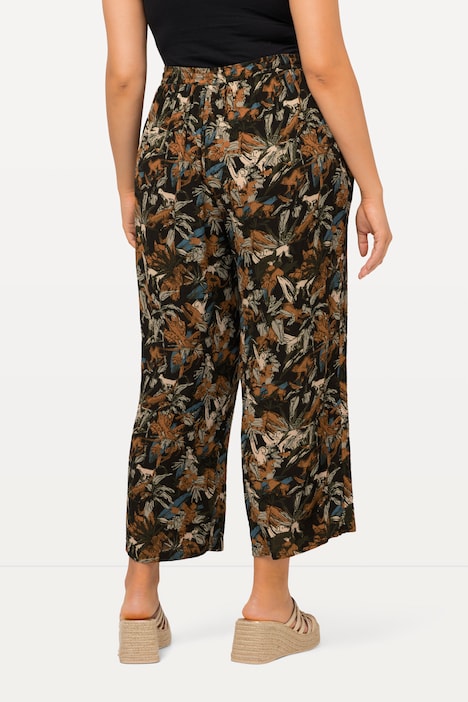 Schlupfhose Rose, Affen, weites Bein, Elastikbund
