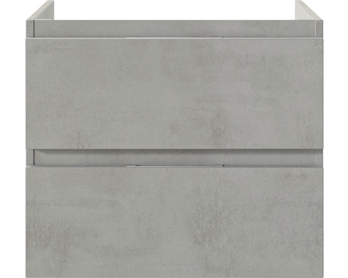 Pelipal Xpressline 4035 wastafelmeubel, afmetingen (B x H x D): 56 x 48,2 x 43,5 cm, frontkleur: grijs, 4035.035602