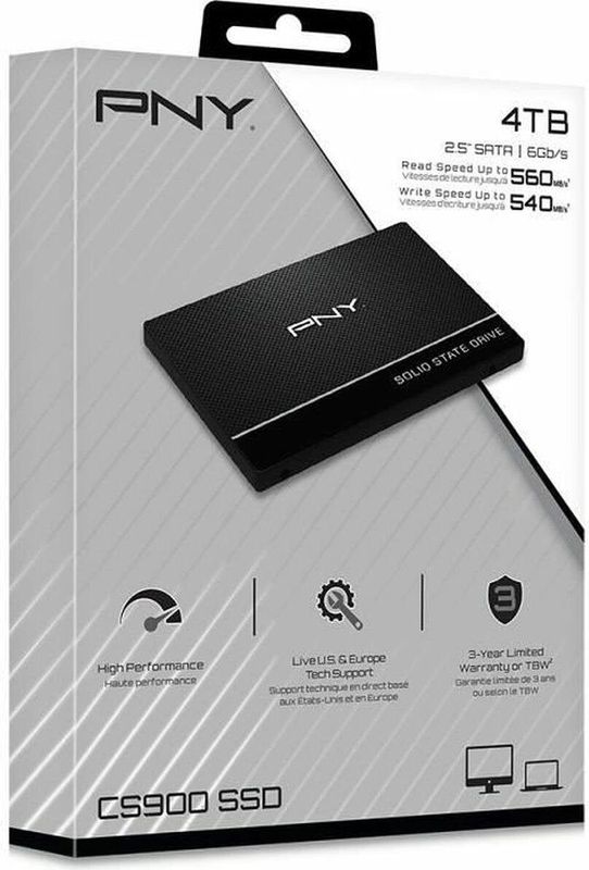 PNY - CS900 - SSD - 4000 GB - SATA III - 2.5 Inch