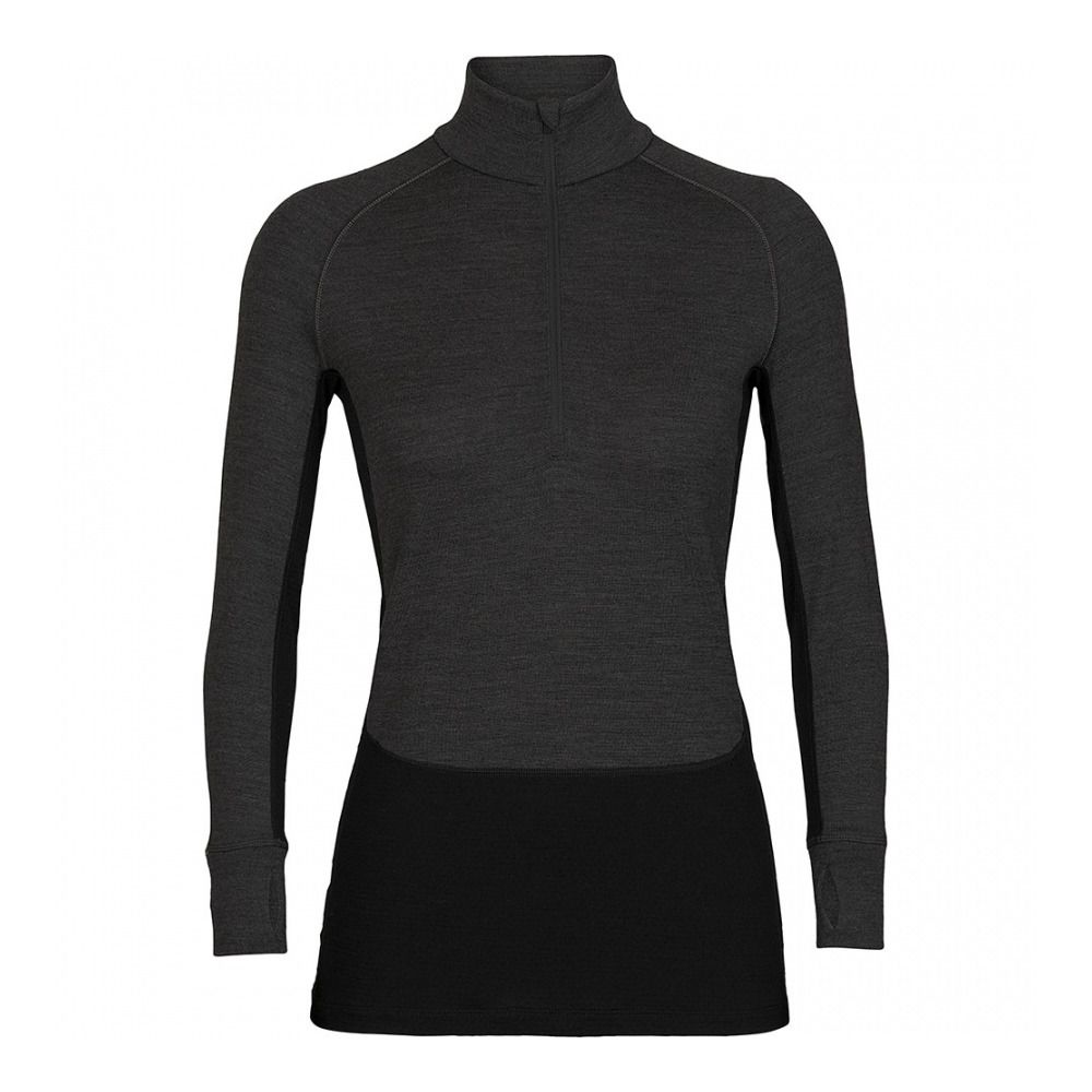 Icebreaker ZONEKNIT 260 - Sous-couche Femme jet hthr/blk/metro h/cb