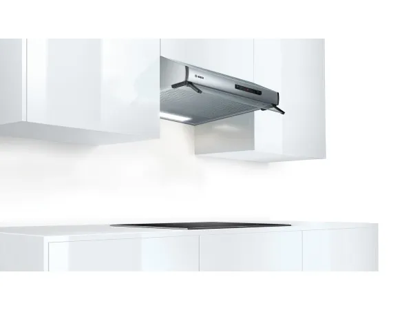 Bosch Serie | 2 DUL62FA51 - Hætte - standard - bredde: 60 cm - dybde: 52.5 cm - udtrækning og recirkulation (-) - med intern motor - rustfrit stål