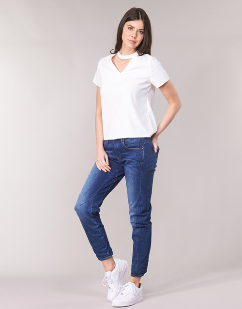 G-Star Raw - ARC 3D LOW BOYFRIEND Azul / Medium / Envejecido