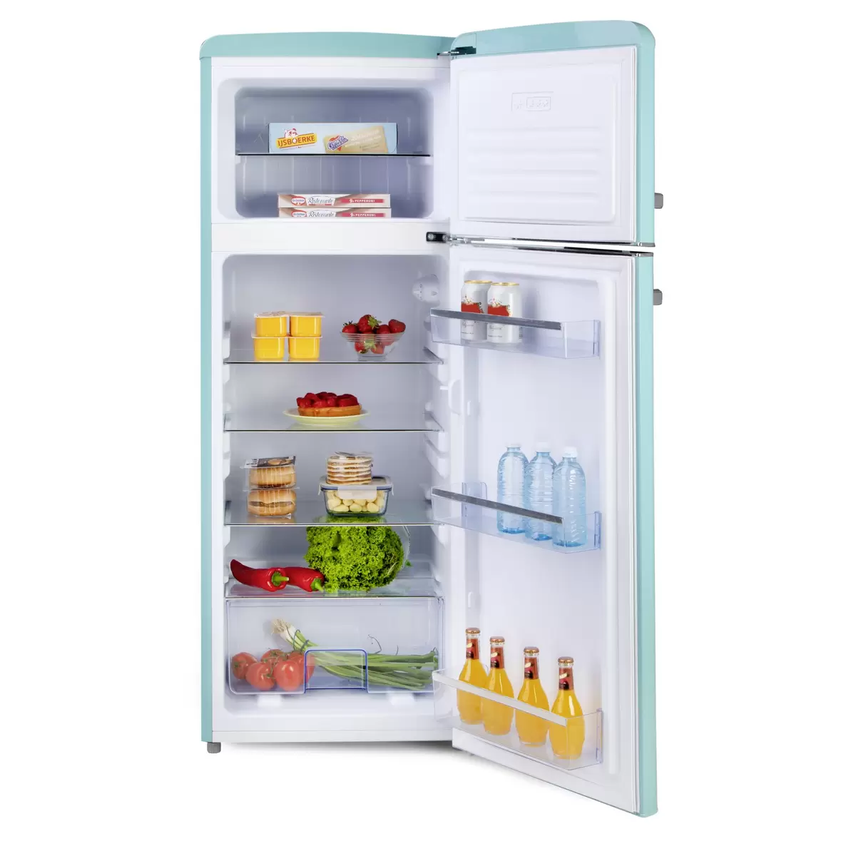 Kühlschrank freistehend über Domo DO91705R türkis