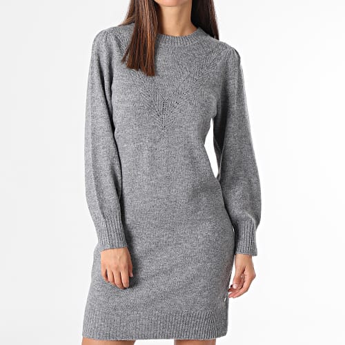 Robe Pull Femme Marinette P219W Gris Chiné