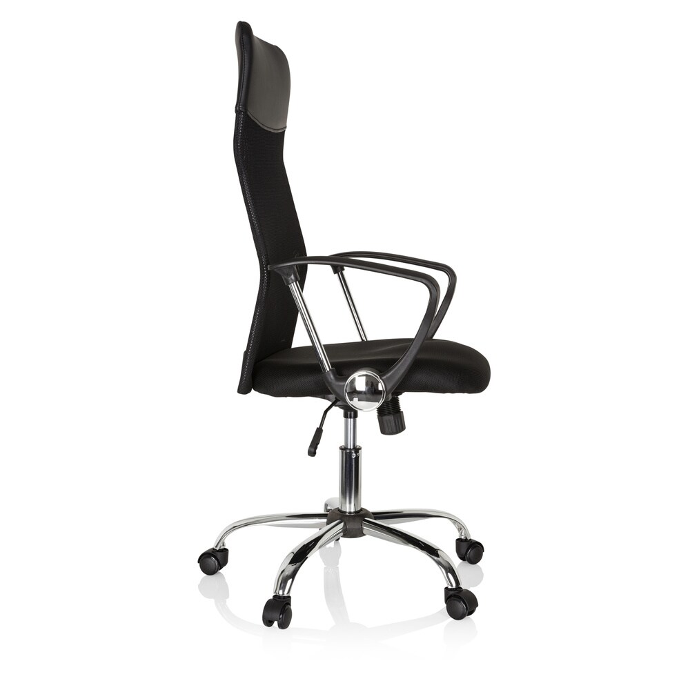 Home Office Chefsessel PURE NET Kunstleder/Netzstoff mit Armlehnen hjh OFFICE
