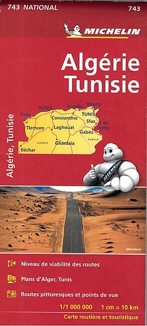 MICHELIN - 743 ALGERIE TUNISIE 1 1 000 000