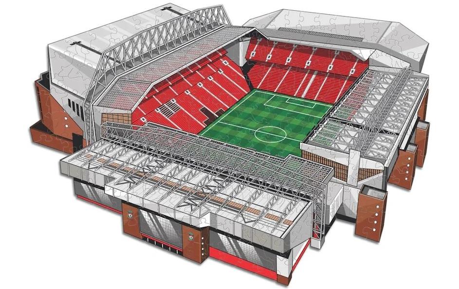 Liverpool FC – Anfield StadiumOffizielles Holzpuzzle, Grösse M