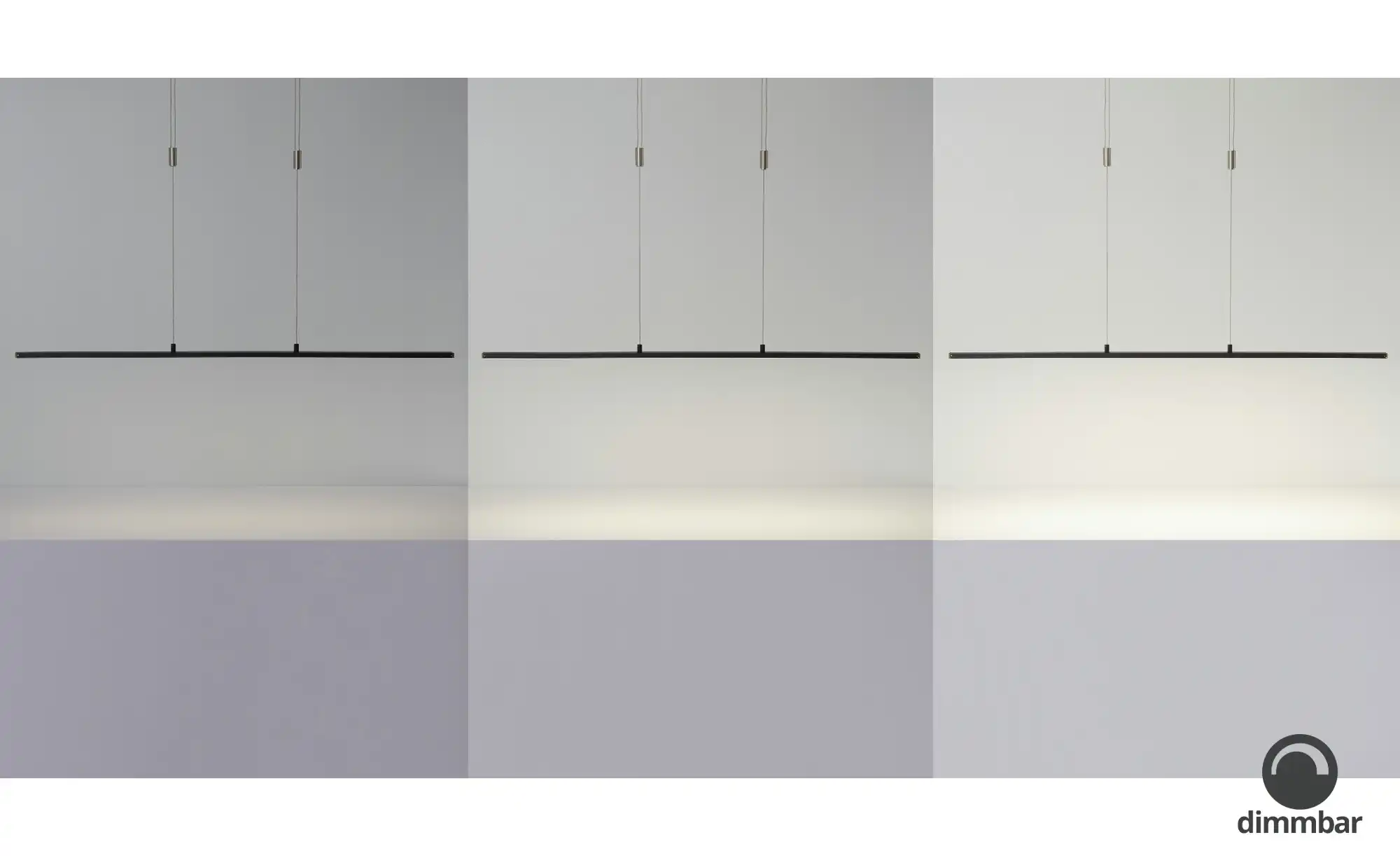 Fischer-Honsel LED-Pendelleuchte, sandschwarz