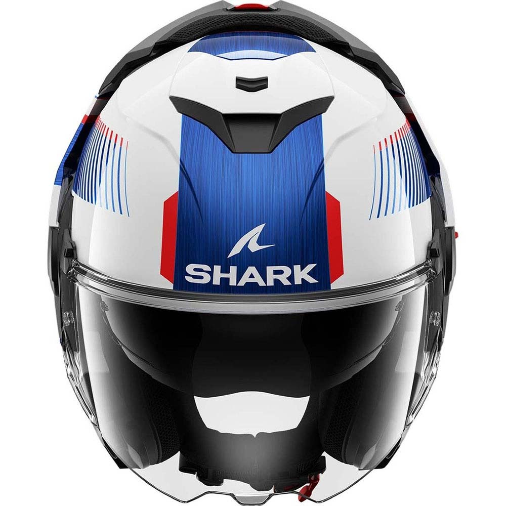 Shark - Casque Oxo Sikter Bleu / Blanc / Rouge / Brillant