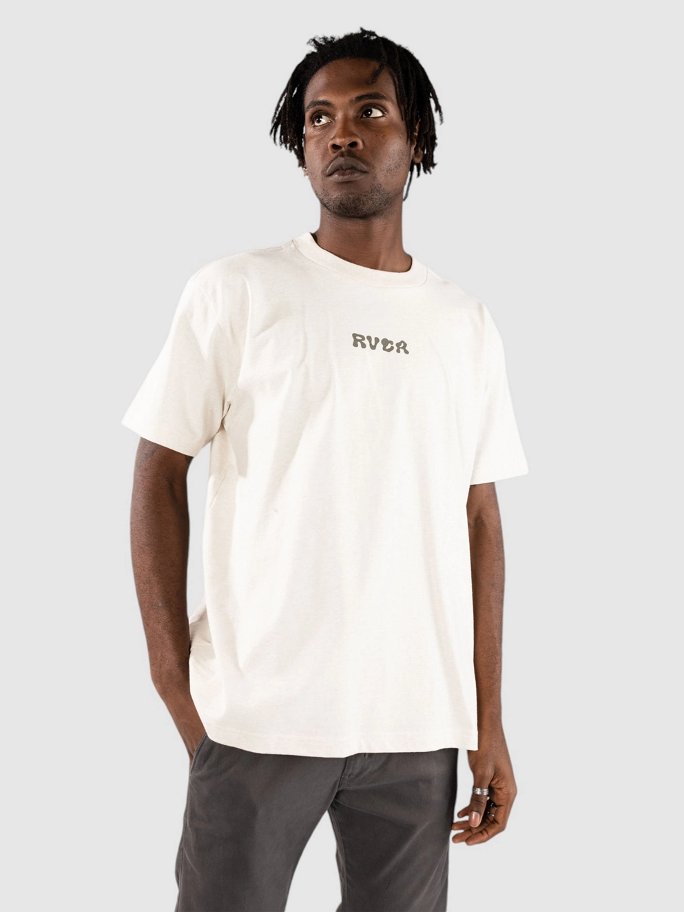 RVCA Decoshroom T-Shirt oatmeal heather