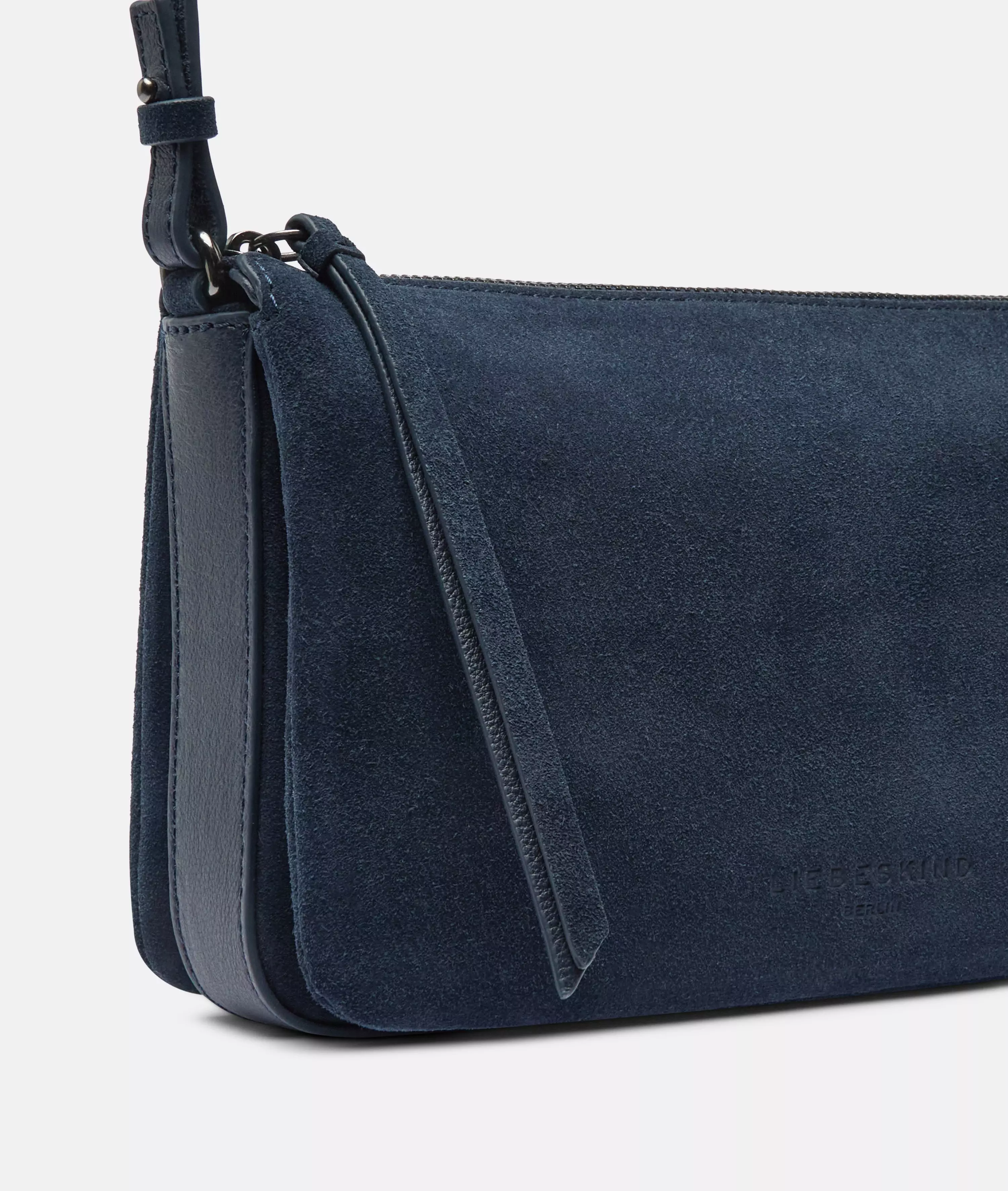 Crossbody Handy shoulder bag made from soft suede