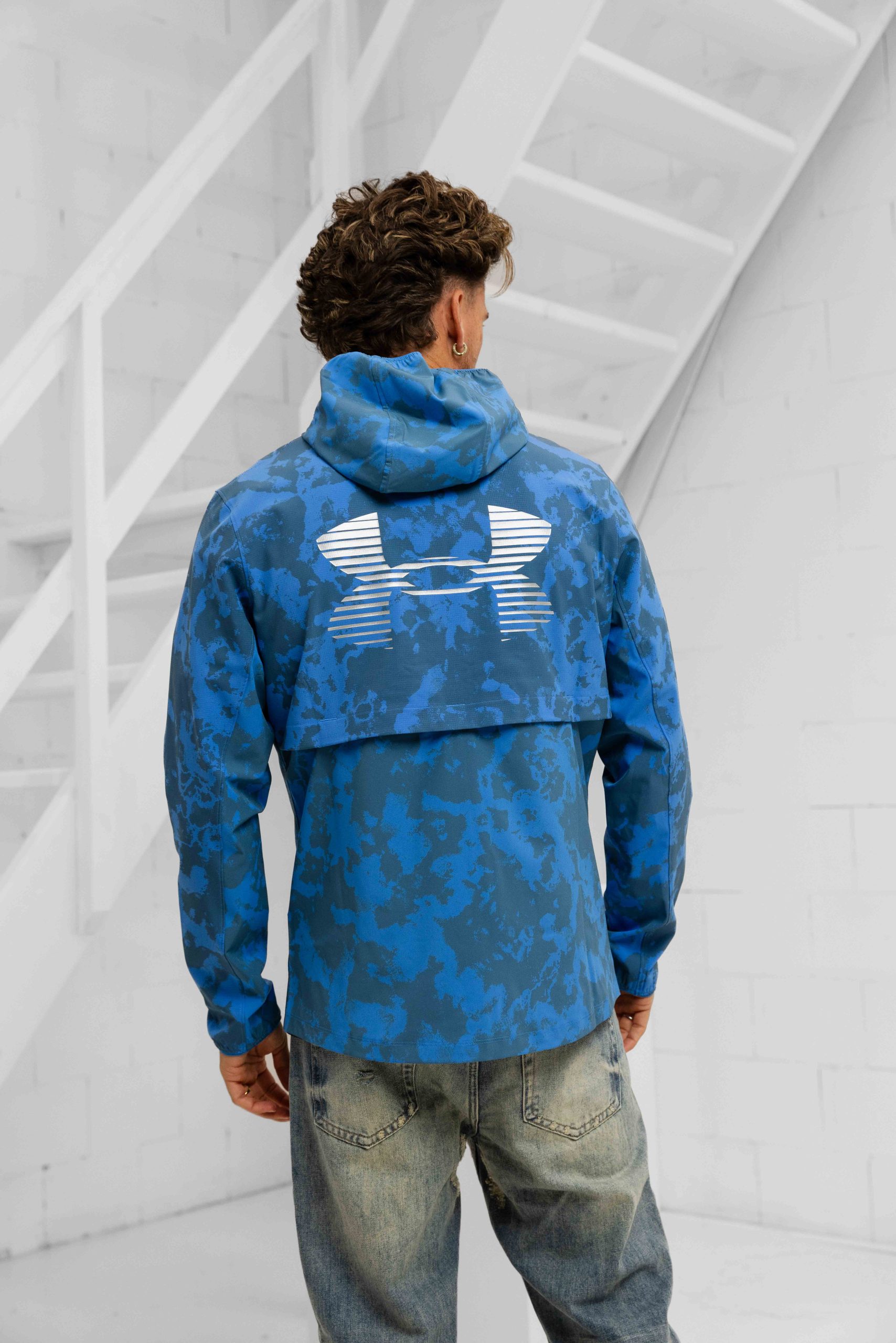 Under Armour Velociti Pro Storm Jack Heren Blauw