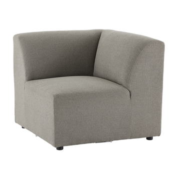 Modulaire bank Lieve hoekdeel midden taupe stof