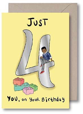 Just 4 You Birthday Boy Card