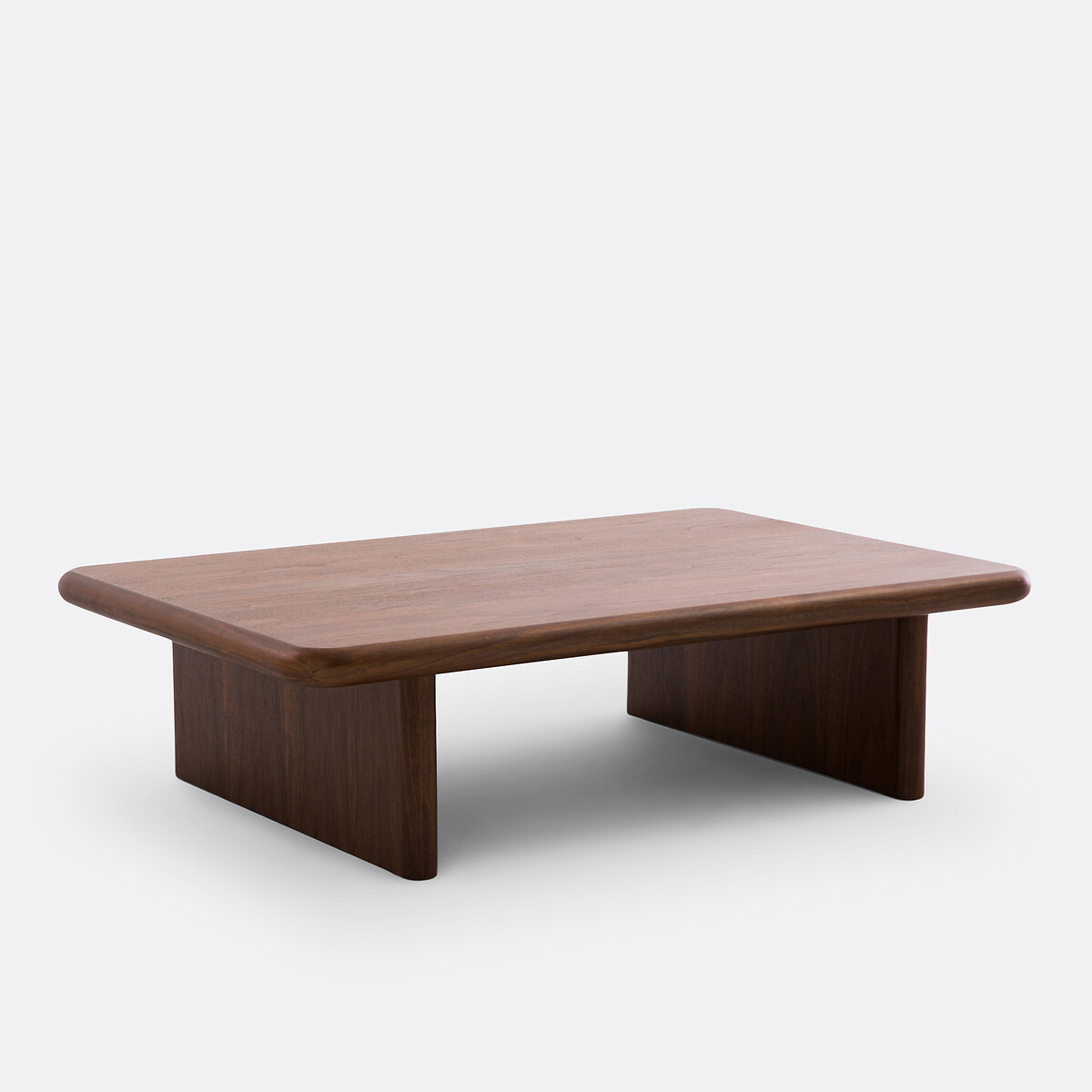 LA REDOUTE INTERIEURS<br>Mesa de centro de nogueira, Curva