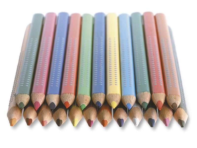 Faber-Castell Farbstifte Jumbo Grip 12 Stück Kinderfarbstifte