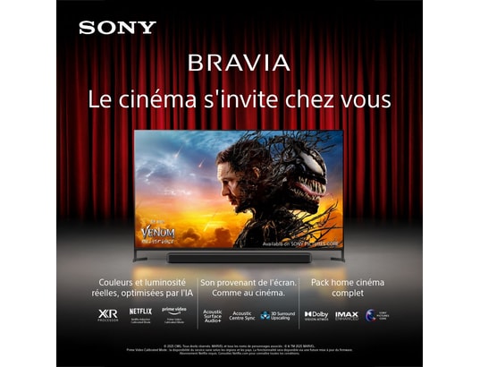SONY - TV LED 4K 108 cm K43S35BP - Bravia 3 - Direct LED