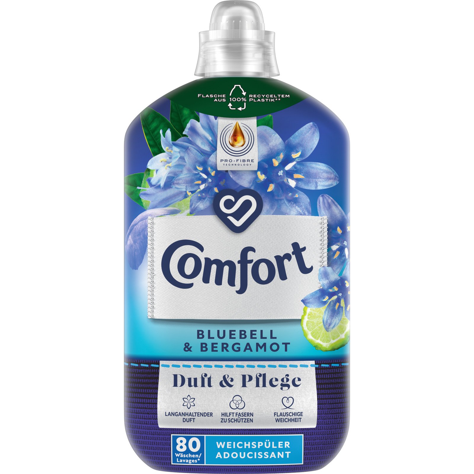 Comfort Weichspülkonzentrat Bluebell & Bergamot 80 Waschgänge