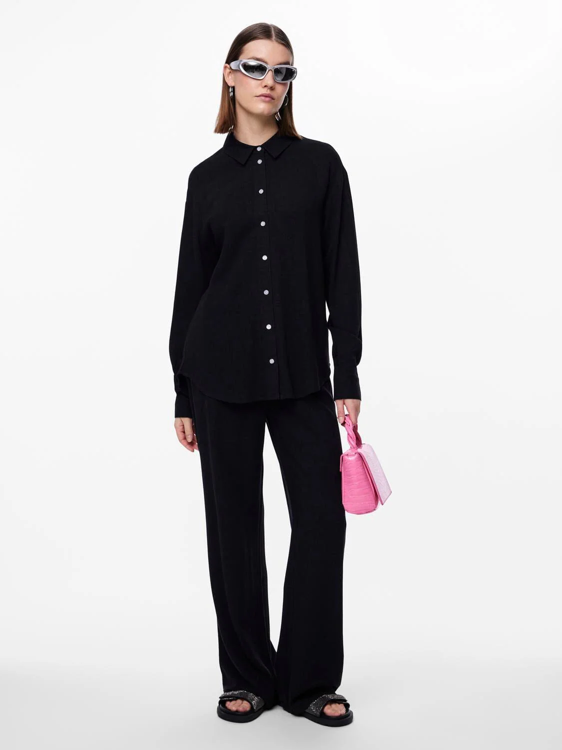 Pieces Pcvinsty Ls Shirt
