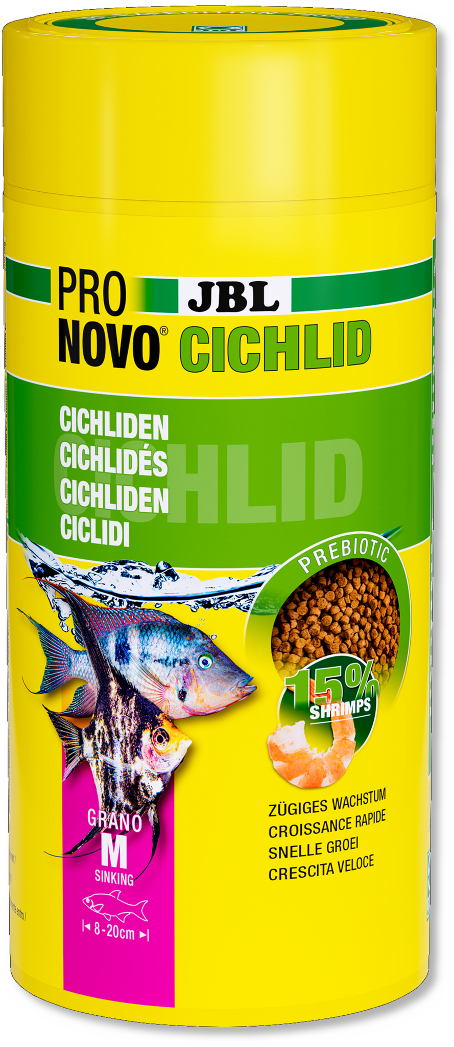 JBL Pronovo Cichlid Grano M 1000ml | Aquariumvoer
