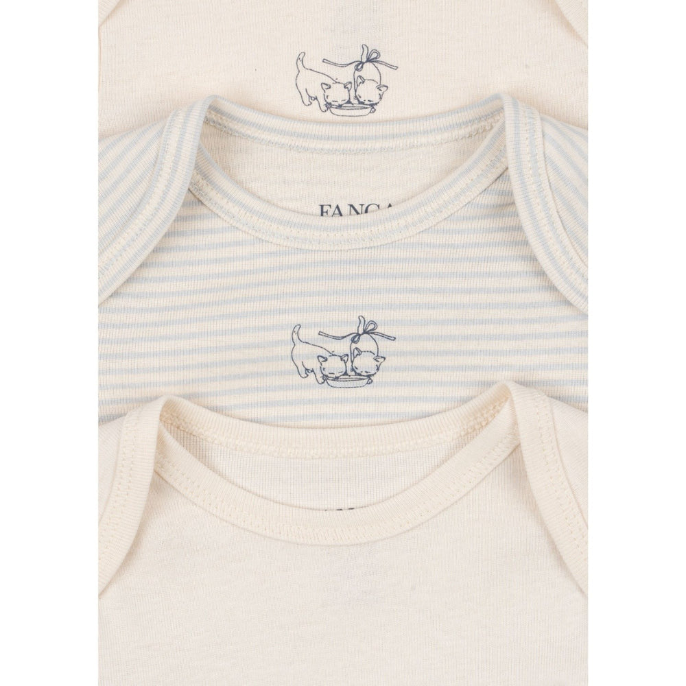 Køb Konges Sløjd Fanga Fontana Blue Mix Fio Stripe 3 Pak Ls Body OCS