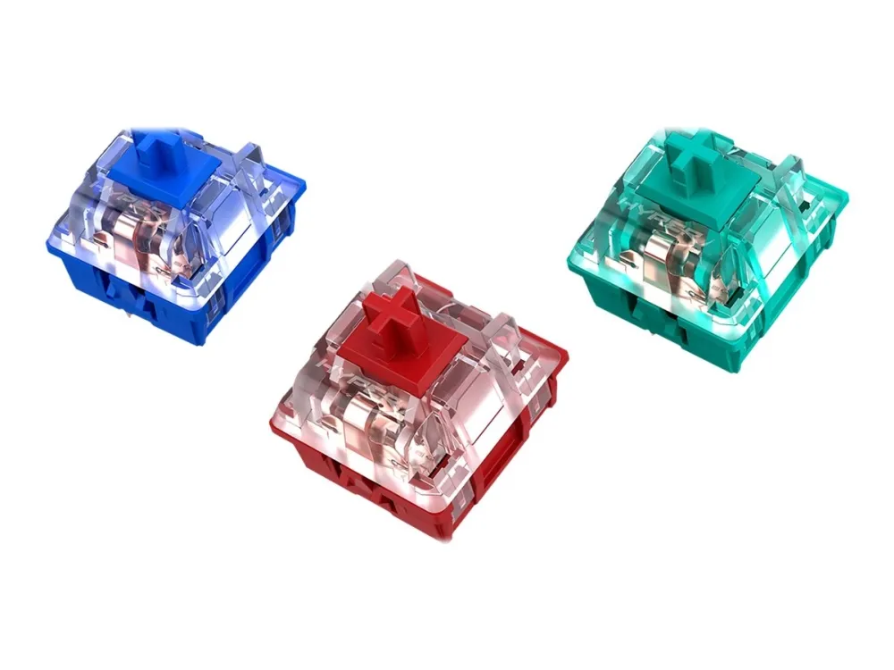 HyperX Alloy Origins - Tastatur - bagbelyst - USB-C - QWERTY - USA - tastkontakt: HyperX Red - sort