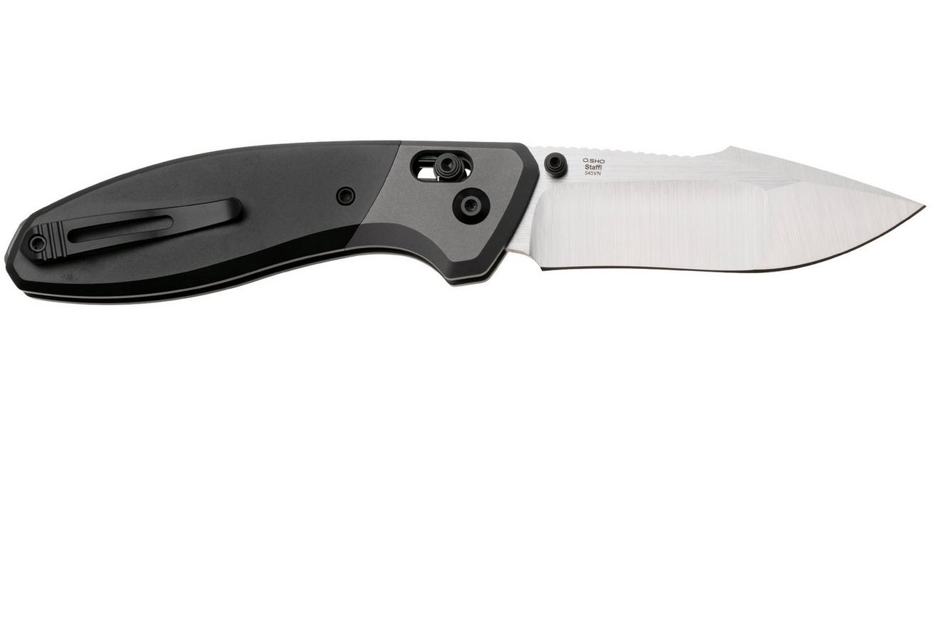 Kizer Staffi KI3695A2 Satin S45VN, Black Gray Titanium, zakmes