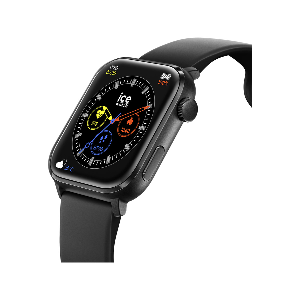 Montre ICE WATCH Ice smart homme bracelet silicone noir