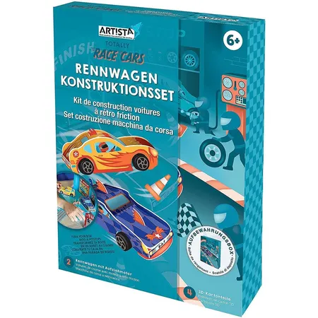Artista Rennwagen Konstruktionsset, DIY-Kit für Kinder
