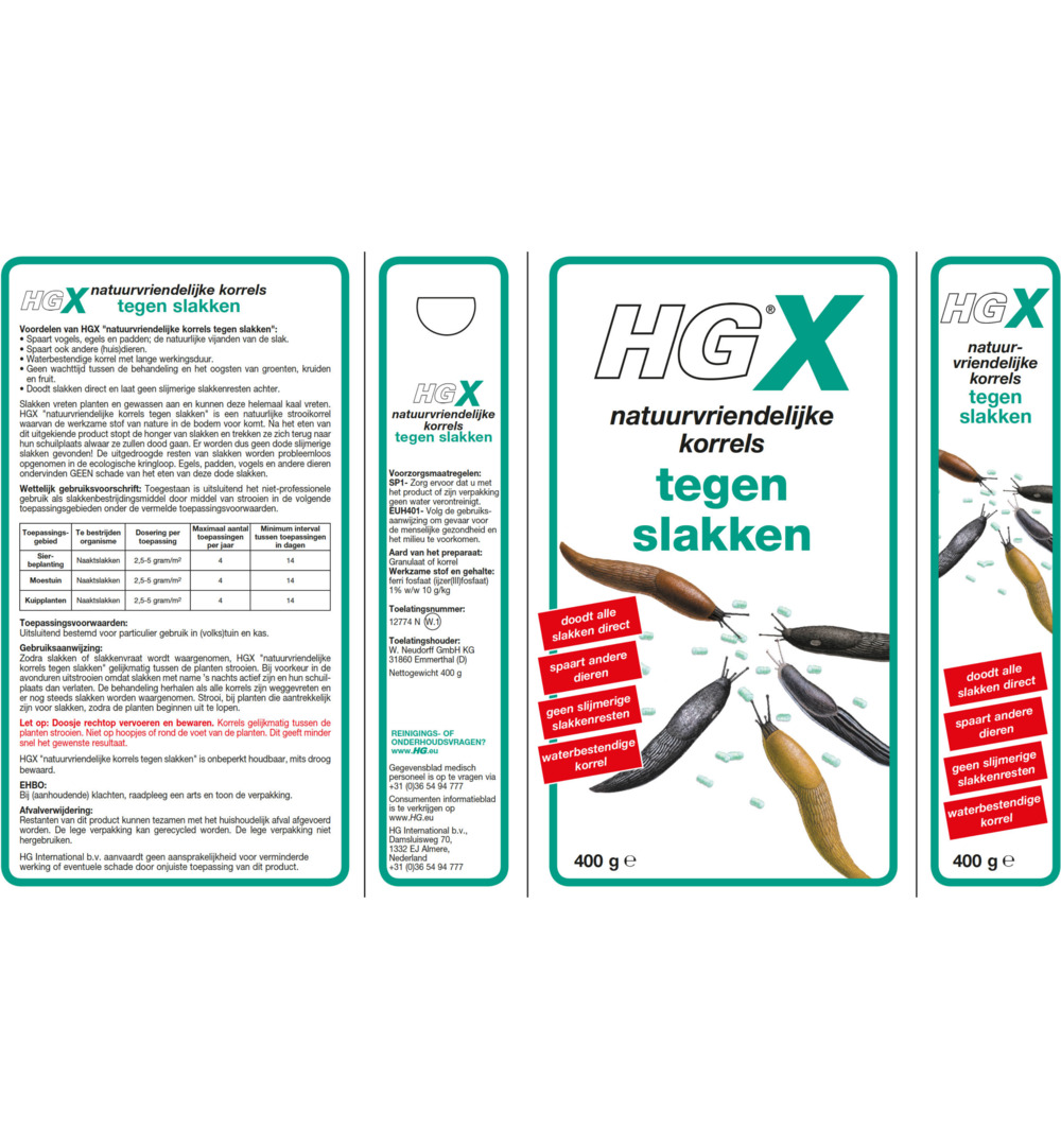HG X Korrels Tegen Slakken (400 gr)