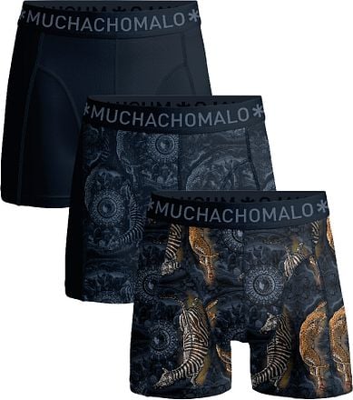 Muchachomalo Boxershorts 3-Pack Circle Of Life U-CIRCLEOFLIFE101-Print/Print/Blue kopen