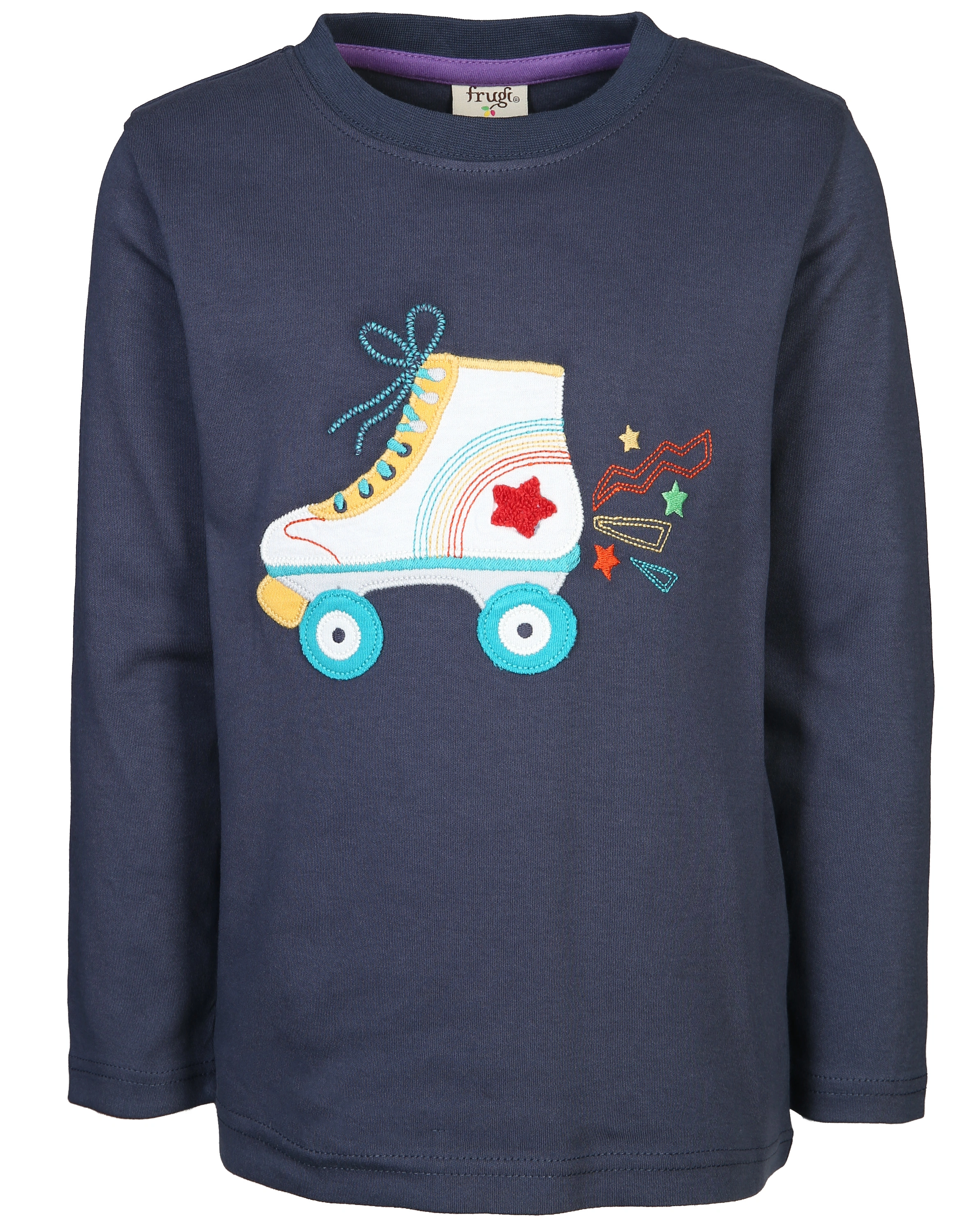 Langarmshirt ROLLER-SKATE in indigo