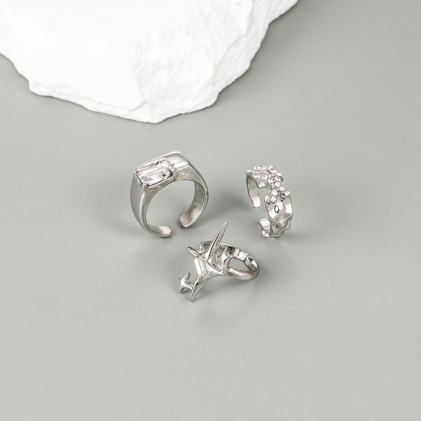 Irenna - Open ring met stervormige strasssteentjes (verschillende ontwerpen)