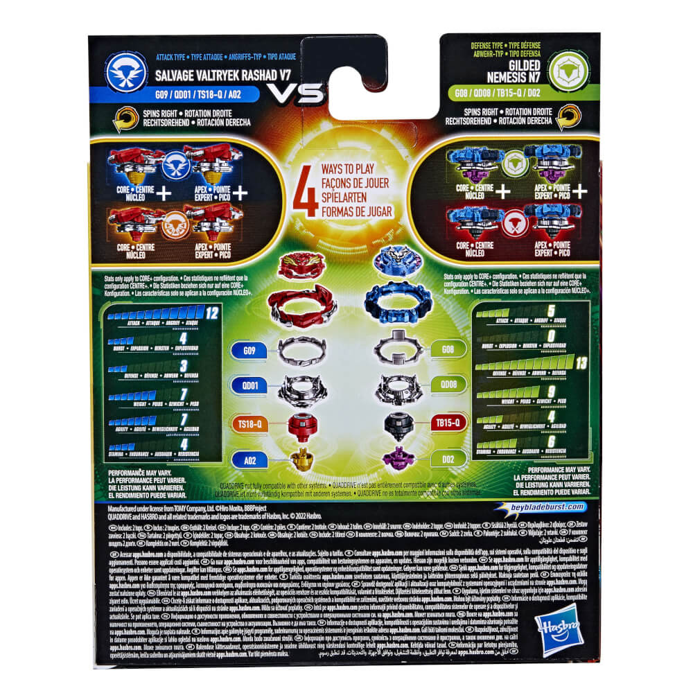 BEY QD Dual Pack, sortiert