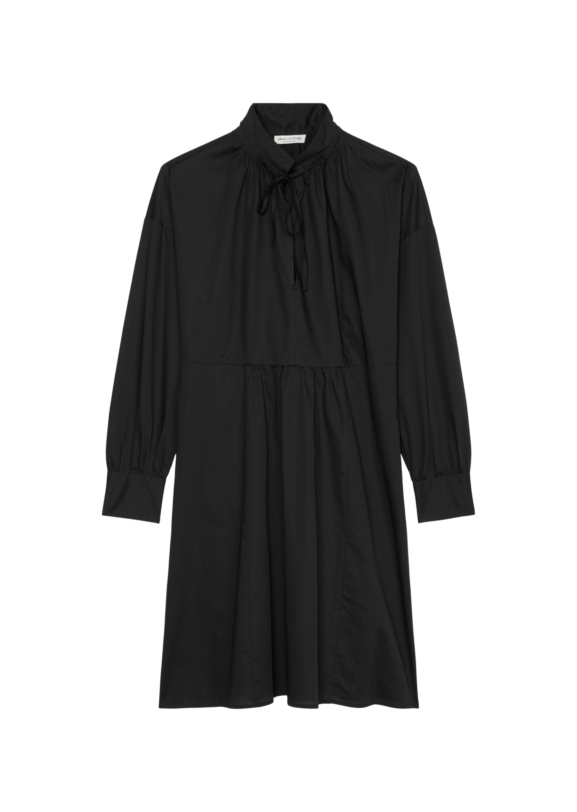 Knielanges Kleid A-Shape aus Organic-Cotton-Lyocell-Mix