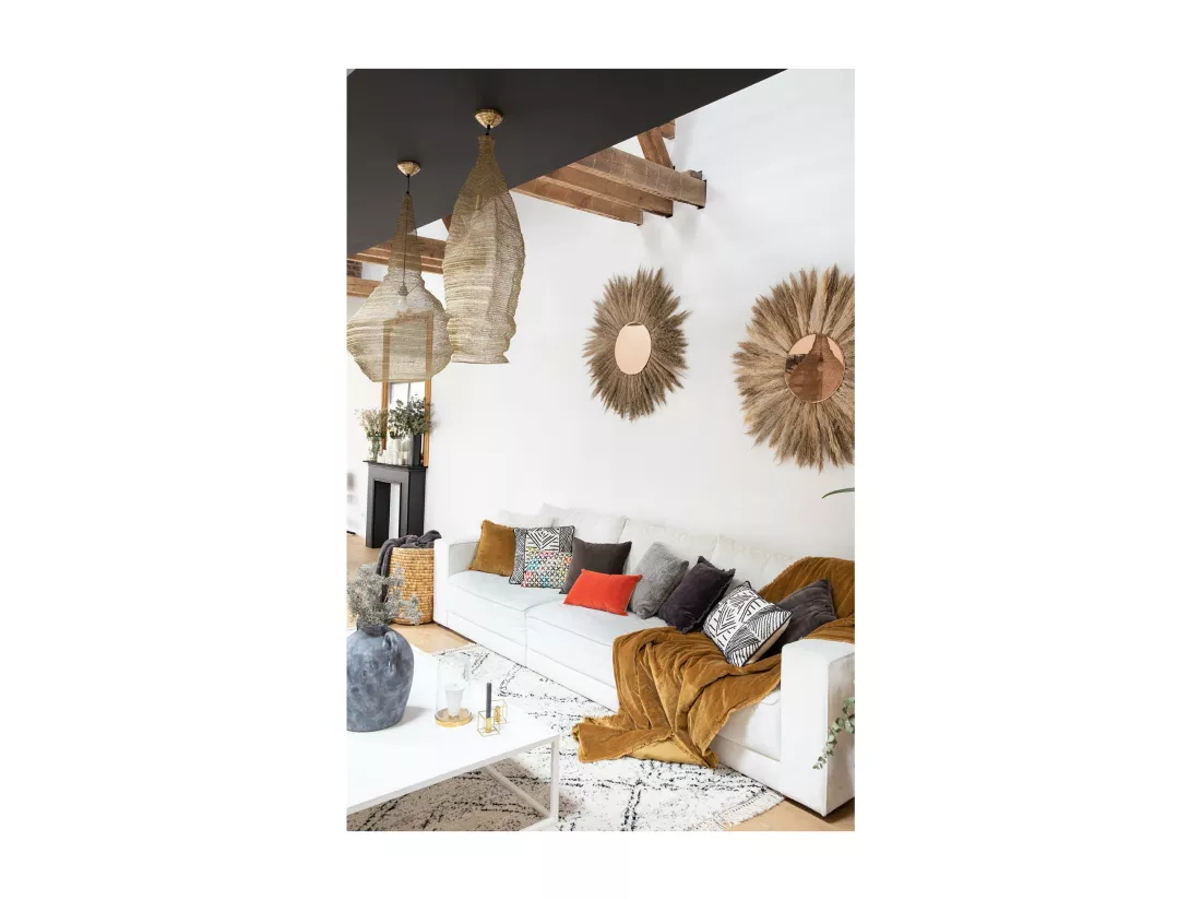 Édredon Fara bronze 85 x 200 cm Vivaraise