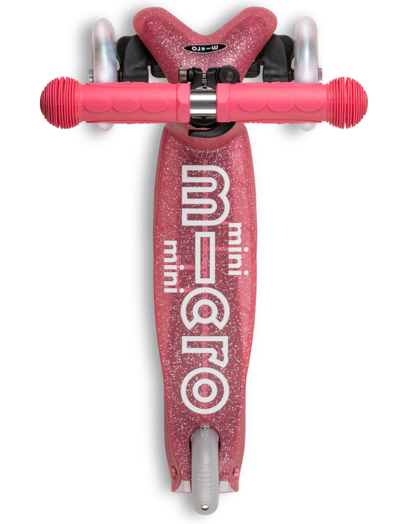 Kinder-Scooter MINI MICRO DELUXE FAIRY GLITTER LED in pink
