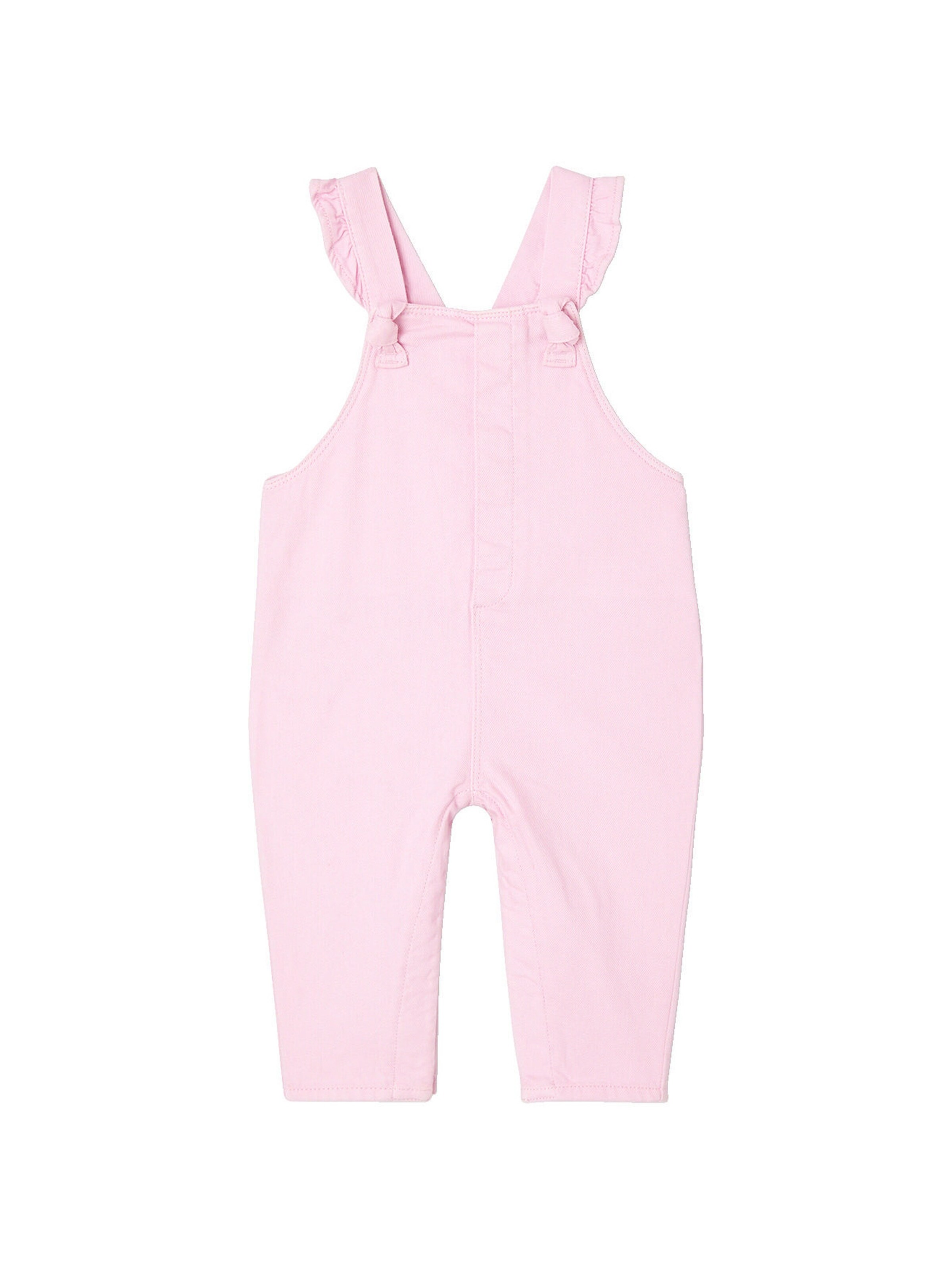Vertbaudet Baby Latzhose mit Volants lila