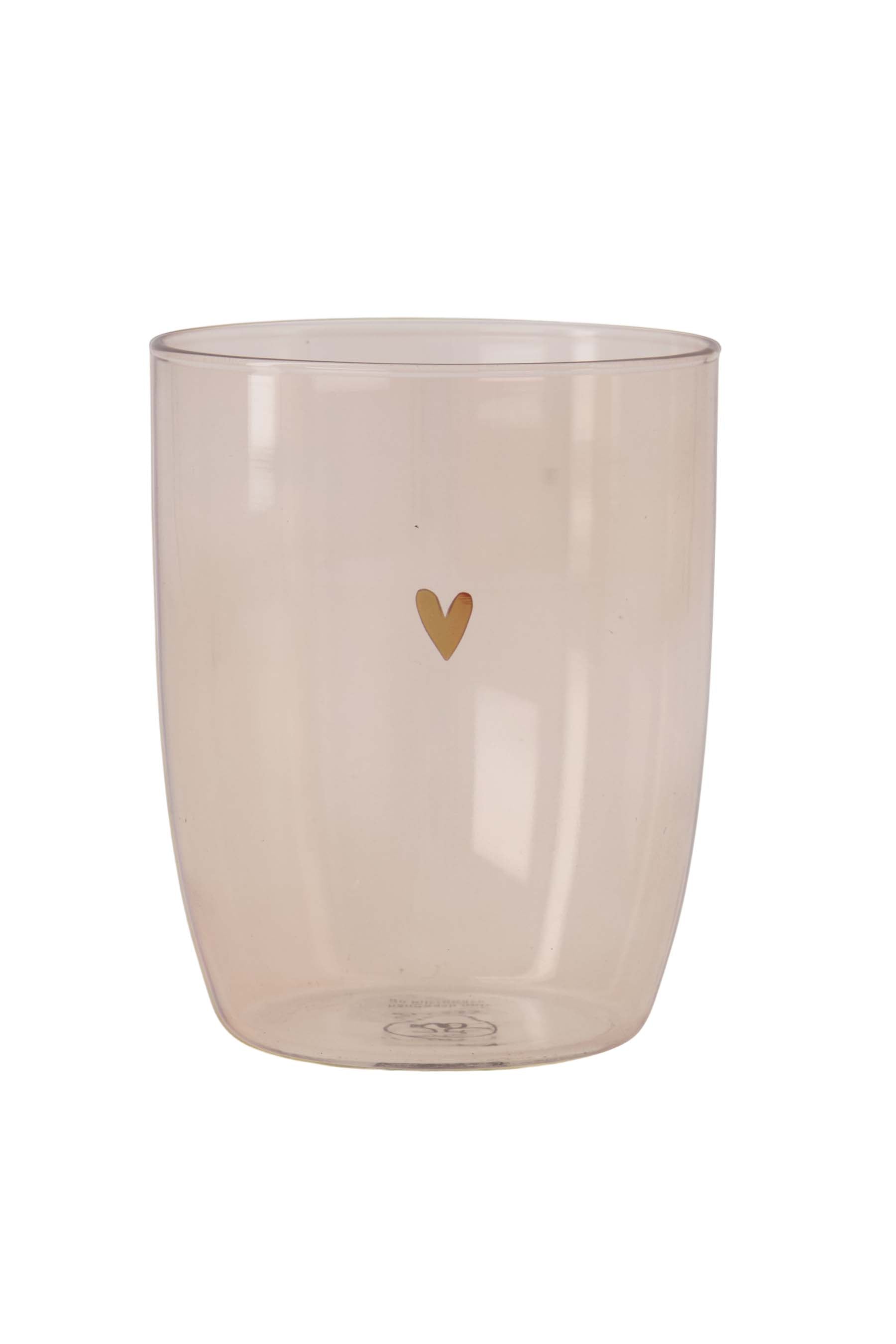 drinkglas hartje