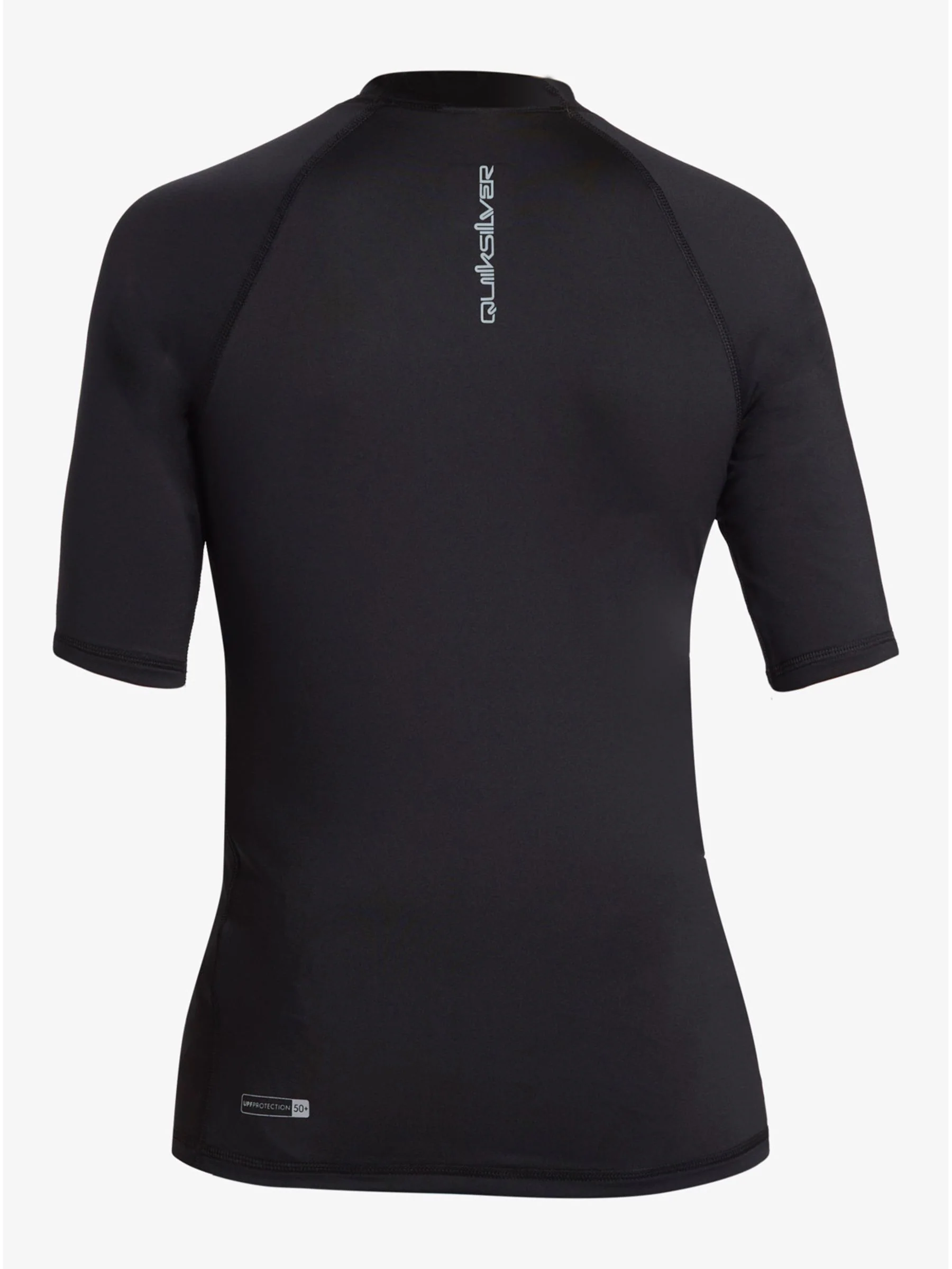 Zwart - Quiksilver Youth UPF50 uv-werend hemdje met korte mouwen