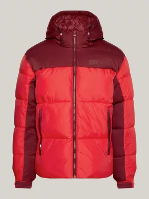 Jaqueta puffer com capuz TH Warm New York
