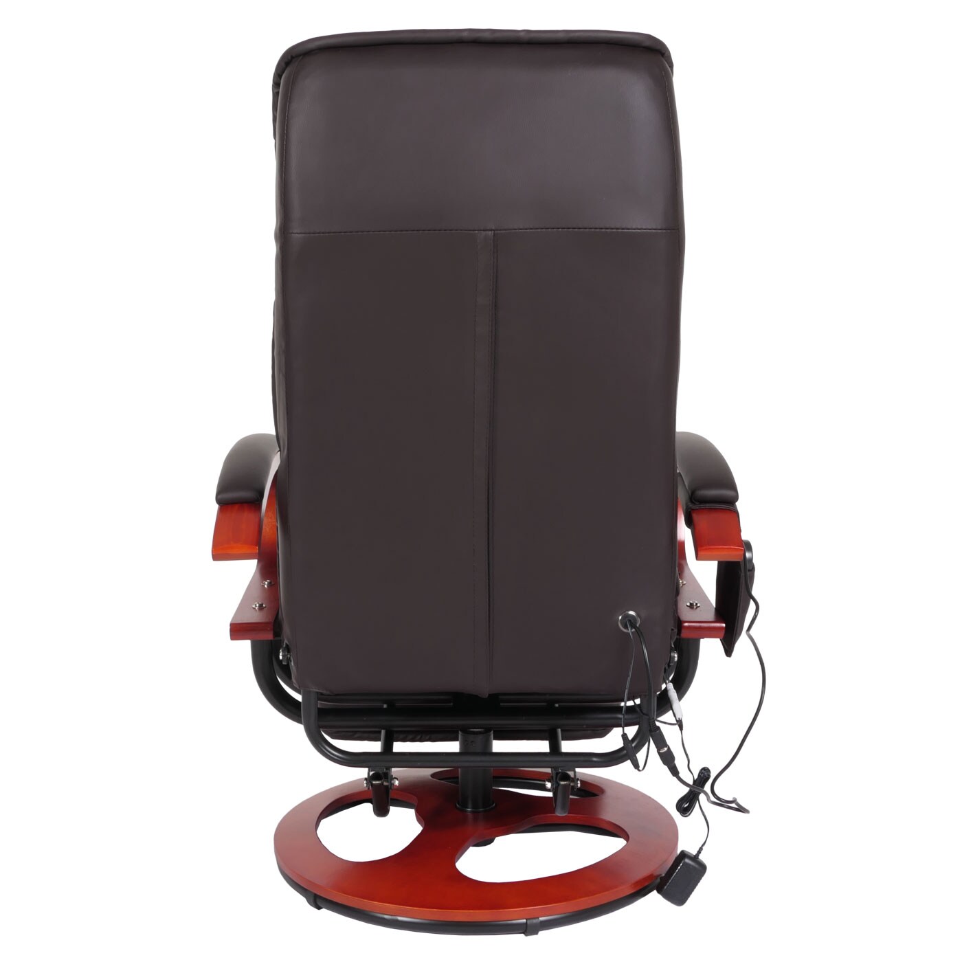 Relaxsessel Terni II mit Massage ~ Kunstleder, coffee