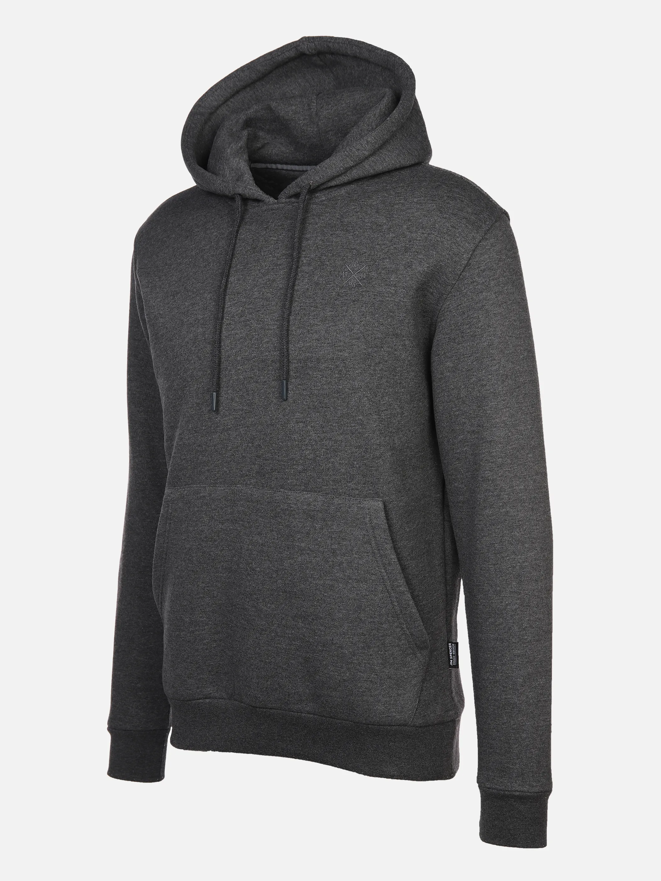 Herren Kapuzensweatshirt unifarben