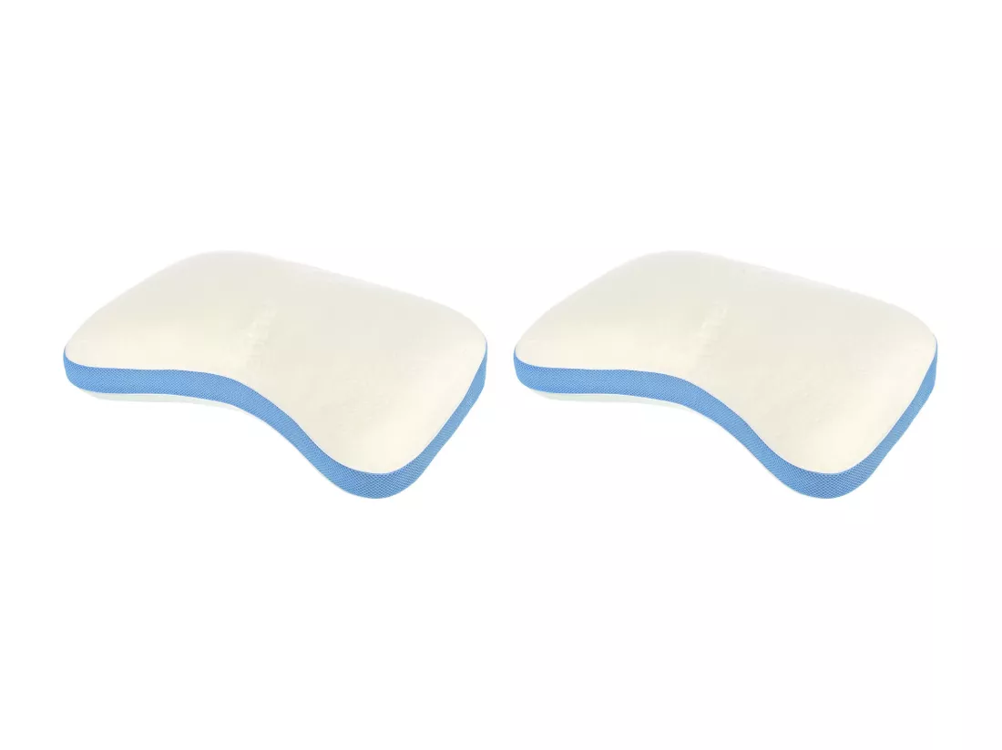 Lot de 2 oreillers Bultex à mémoire de forme Memoform 40x60