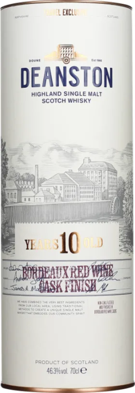 DEANSTON 10 YEARS BORDEAUX RED WINE CASK FINISH 70CL