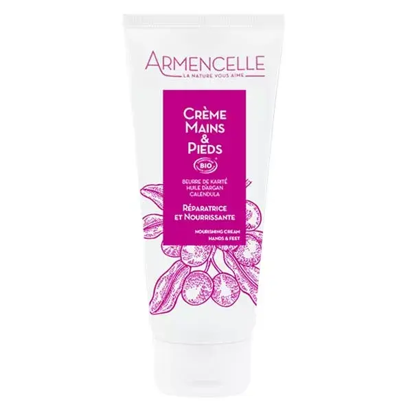 Creme orgânico para mãos e pés Armencelle 100ml